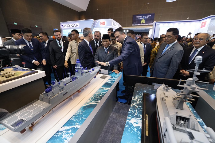 Presiden Republik Indonesia, Prabowo Subianto, dalam pembukaan Indo Defence Expo & Forum 2025. (Dok. Tim Media Prabowo)

